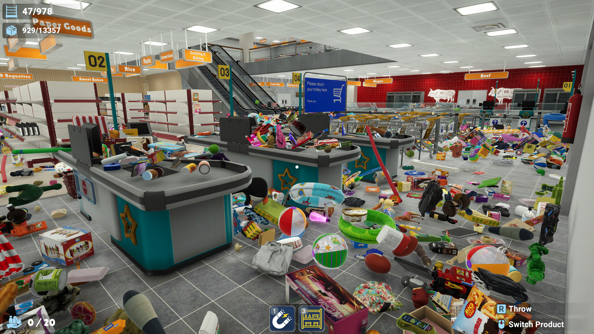Co-op multiplayer sorting together